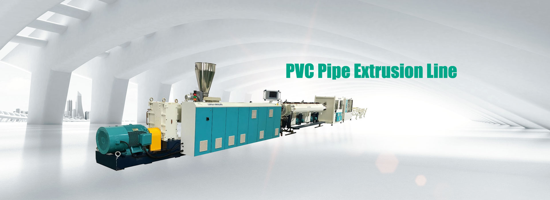 خط بثق الأنبوب PVC